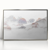 Misty Autumn – Fine Art Photography of Trees in Morning Fog