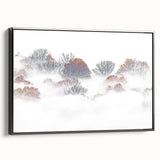 Misty Autumn – Fine Art Photography of Trees in Morning Fog