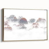 Misty Autumn – Fine Art Photography of Trees in Morning Fog