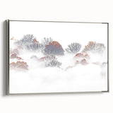 Misty Autumn – Fine Art Photography of Trees in Morning Fog