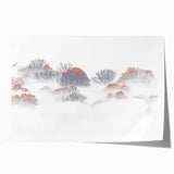 Misty Autumn – Fine Art Photography of Trees in Morning Fog