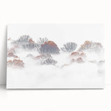 Misty Autumn – Fine Art Photography of Trees in Morning Fog