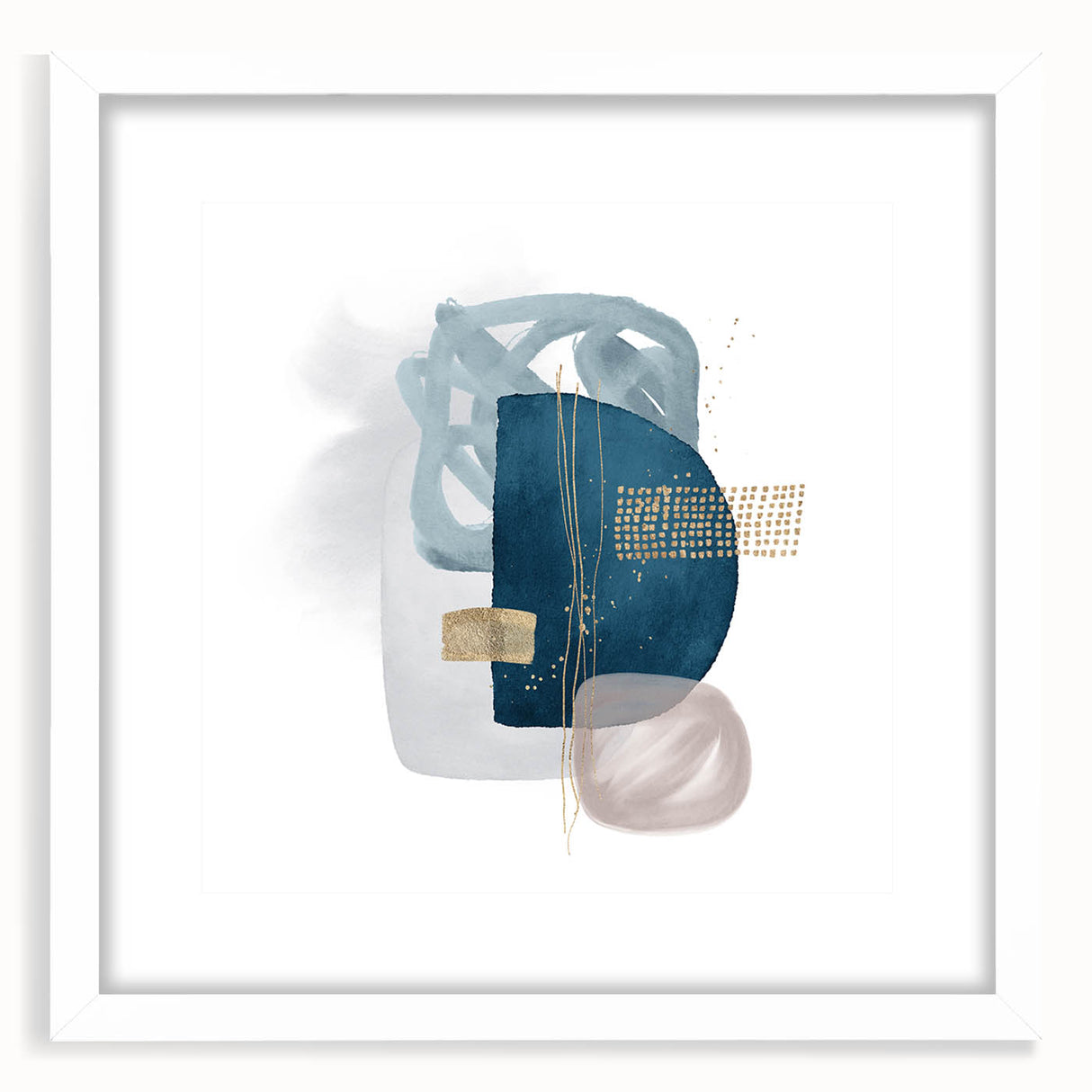 Minimalist abstract canvas prints – contemporary geometric wall decor