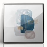 Minimalist abstract canvas prints – contemporary geometric wall decor