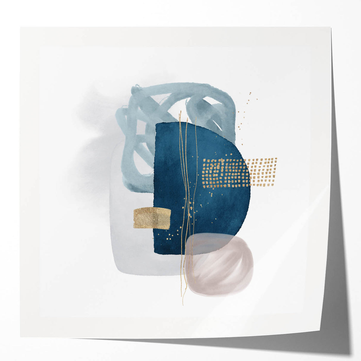 Minimalist abstract canvas prints – contemporary geometric wall decor