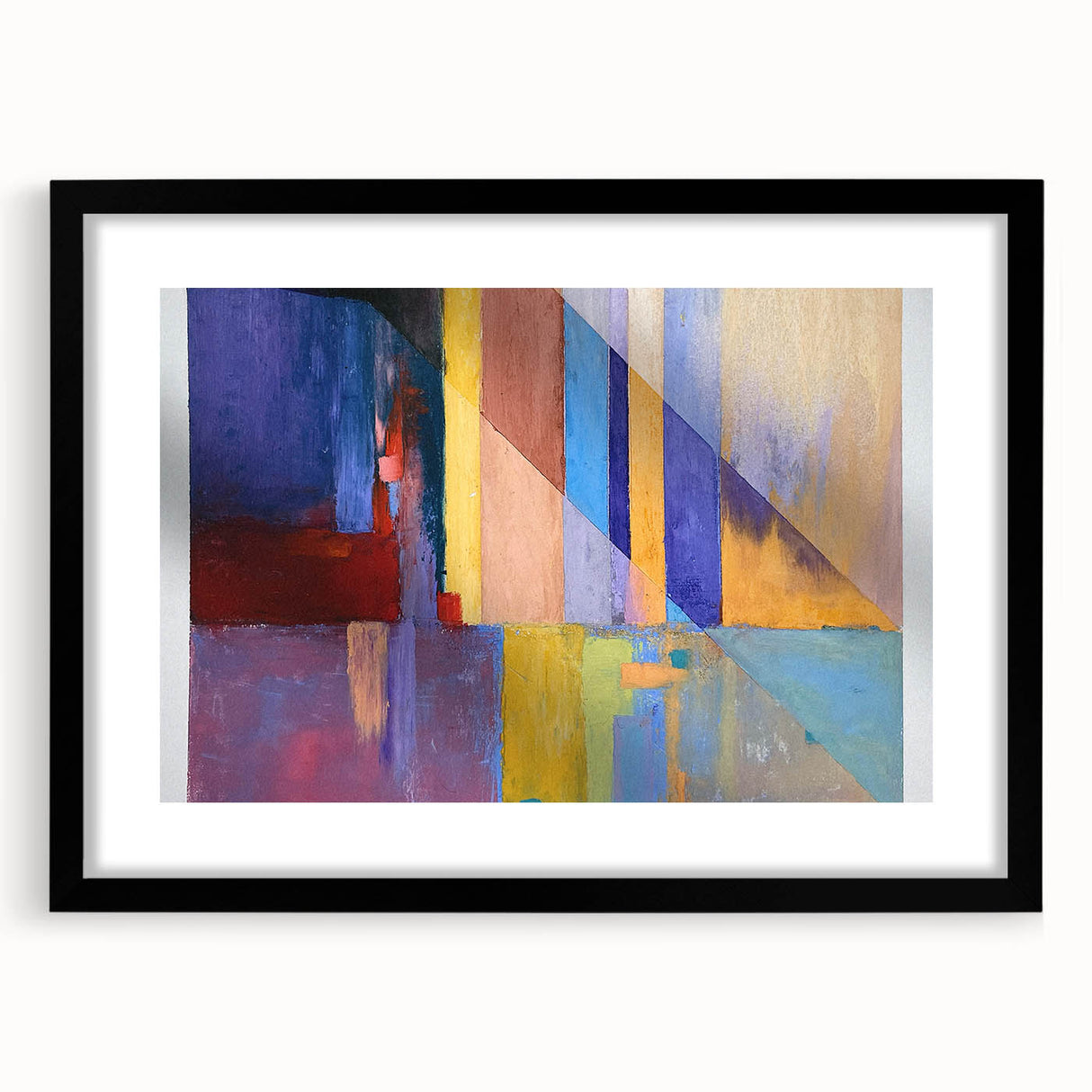 Geometric Abstract Paintings – Bold Multicolor Modern Art