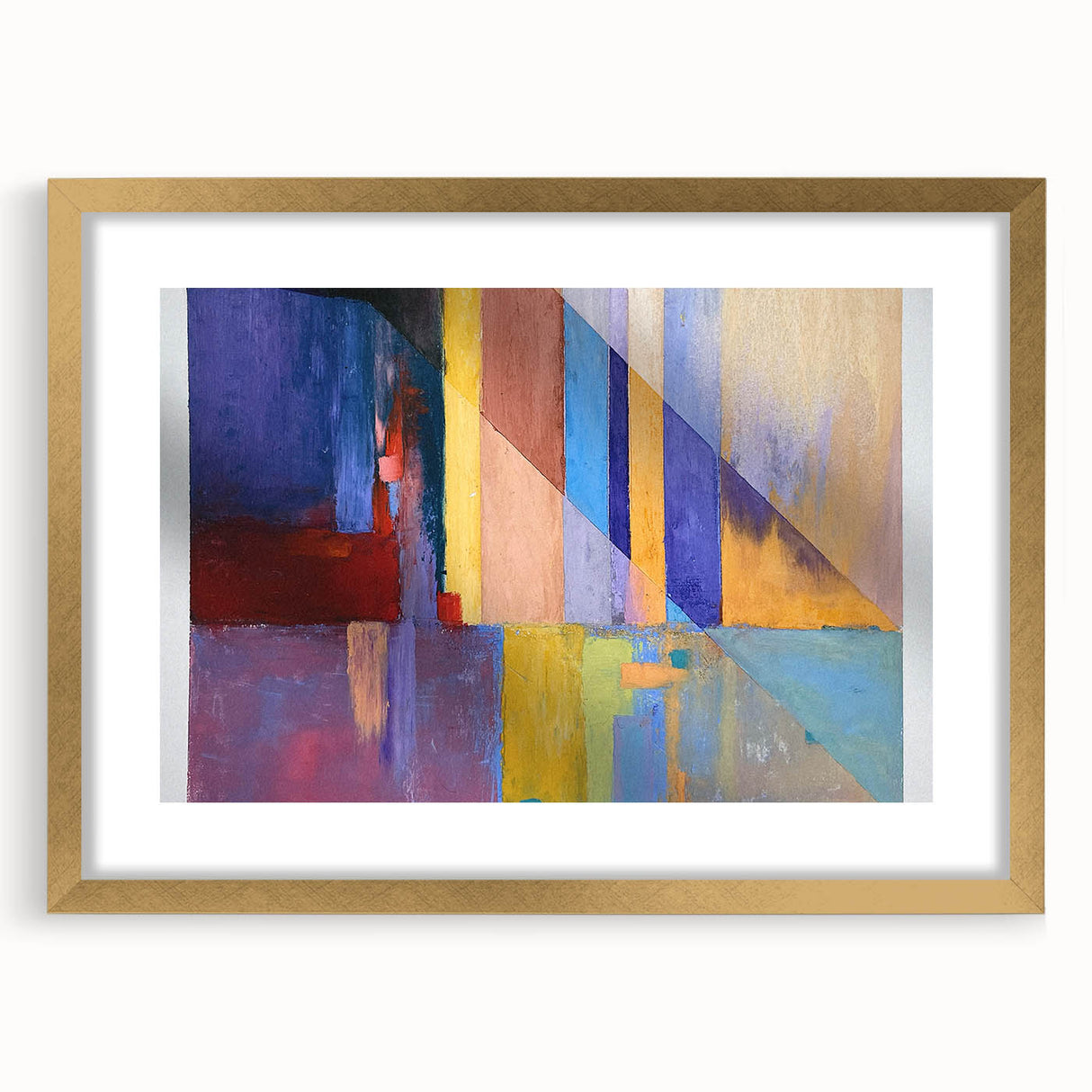 Geometric Abstract Paintings – Bold Multicolor Modern Art