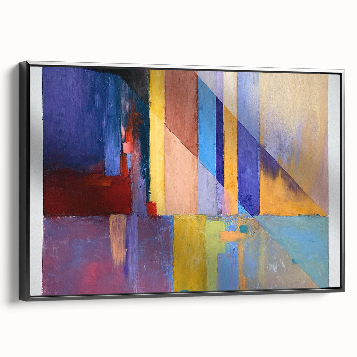 Geometric Abstract Paintings – Bold Multicolor Modern Art