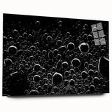 Floating Bubble Abstraction – High-Contrast Abstract Photography