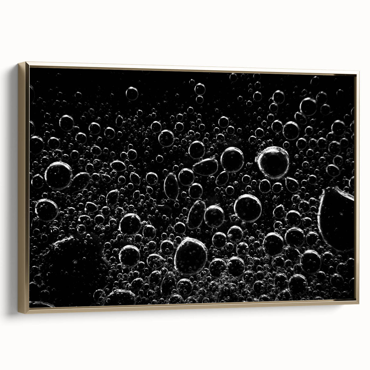 Floating Bubble Abstraction – High-Contrast Abstract Photography