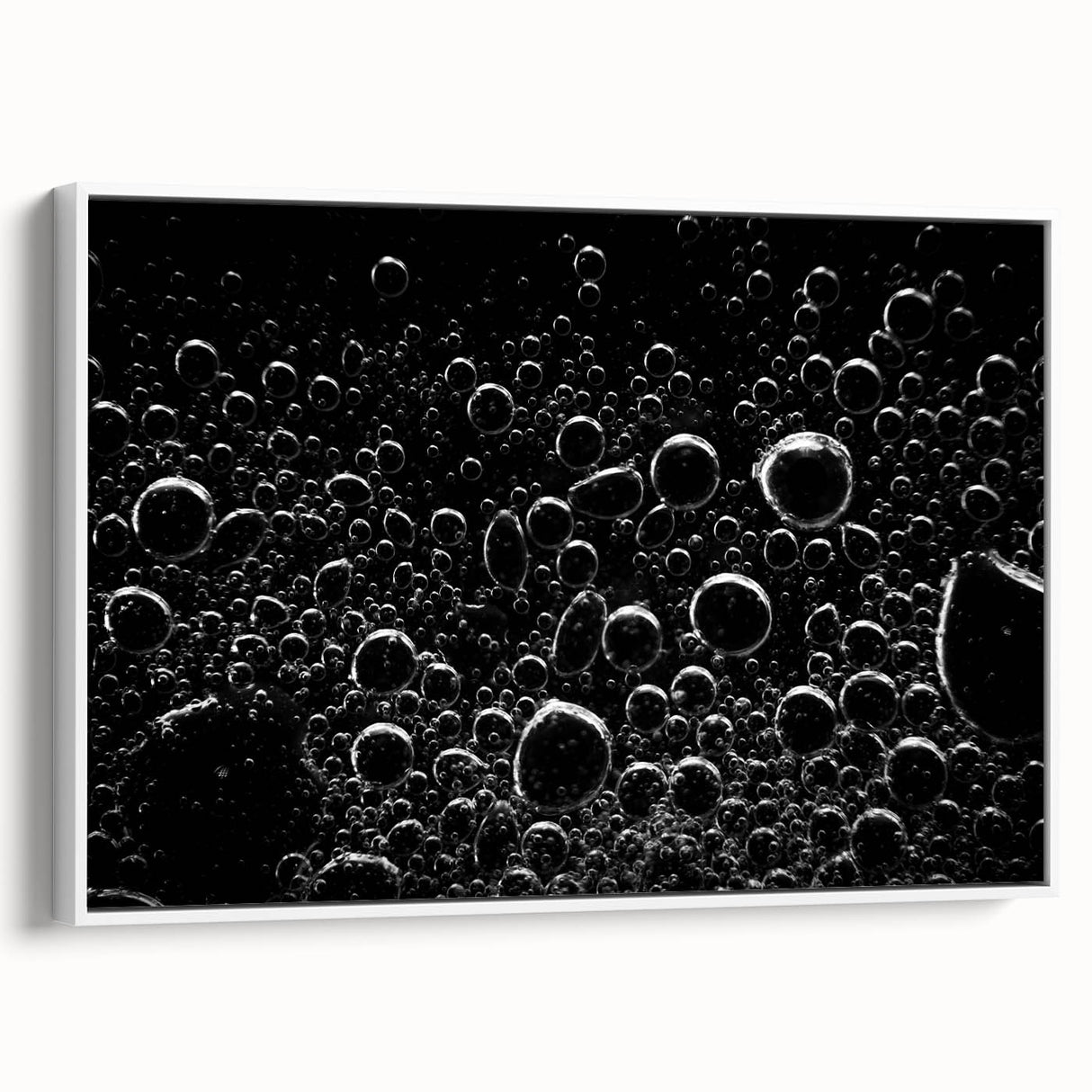 Floating Bubble Abstraction – High-Contrast Abstract Photography