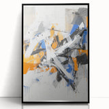 Edgy Abstract Expressionist Wall Art – Modern Dynamic Canvas
