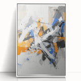 Edgy Abstract Expressionist Wall Art – Modern Dynamic Canvas