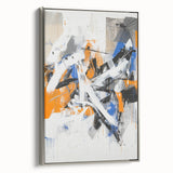 Edgy Abstract Expressionist Wall Art – Modern Dynamic Canvas