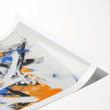 Edgy Abstract Expressionist Wall Art – Modern Dynamic Canvas