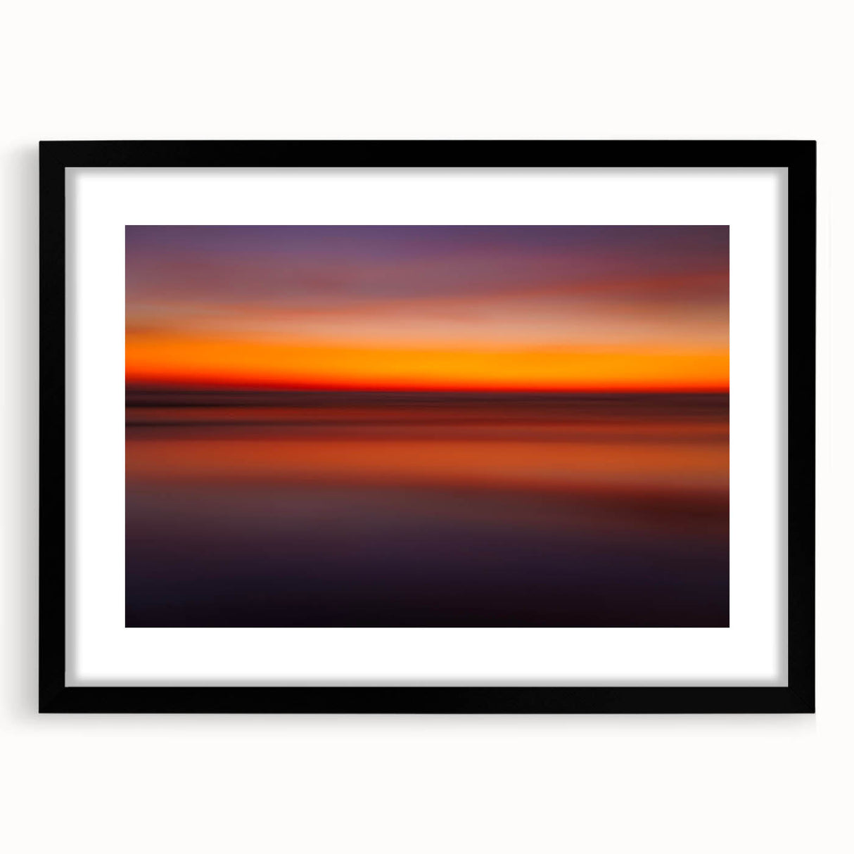 Abstract Sunset Waves – Fine Art Photography Wall Print