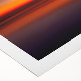 Abstract Sunset Waves – Fine Art Photography Wall Print