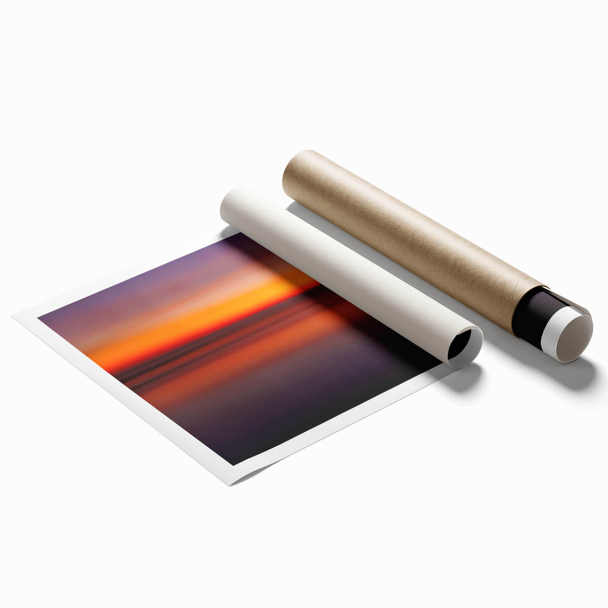 Abstract Sunset Waves – Fine Art Photography Wall Print
