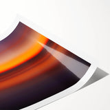 Abstract Sunset Waves – Fine Art Photography Wall Print