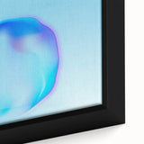 Minimalist Abstract Art – Fluid Blue Modern Wall Decor