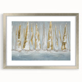 Relaxing Nature Wall Decor – Serene Sailboat Landscape Art