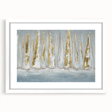 Relaxing Nature Wall Decor – Serene Sailboat Landscape Art
