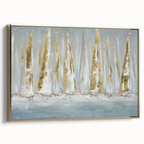 Relaxing Nature Wall Decor – Serene Sailboat Landscape Art
