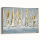 Relaxing Nature Wall Decor – Serene Sailboat Landscape Art