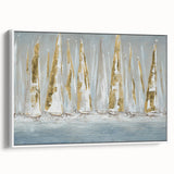 Relaxing Nature Wall Decor – Serene Sailboat Landscape Art
