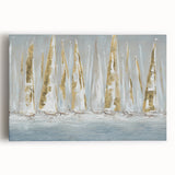 Relaxing Nature Wall Decor – Serene Sailboat Landscape Art