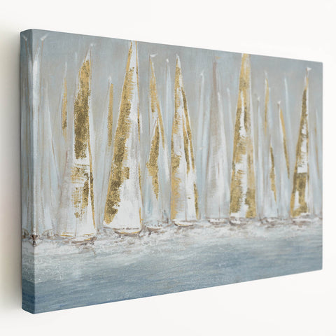 Relaxing Nature Wall Decor – Serene Sailboat Landscape Art