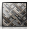 Minimalist Textured Art Pieces - Interwoven Neutrals in Motion