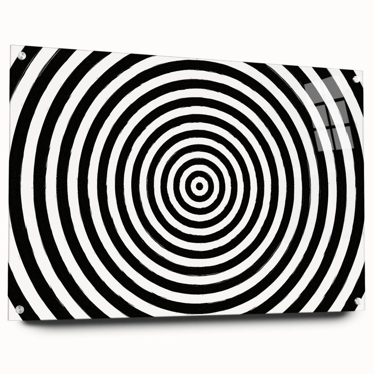Hypnotic Spiral Illusion – Geometric Abstract Art Print