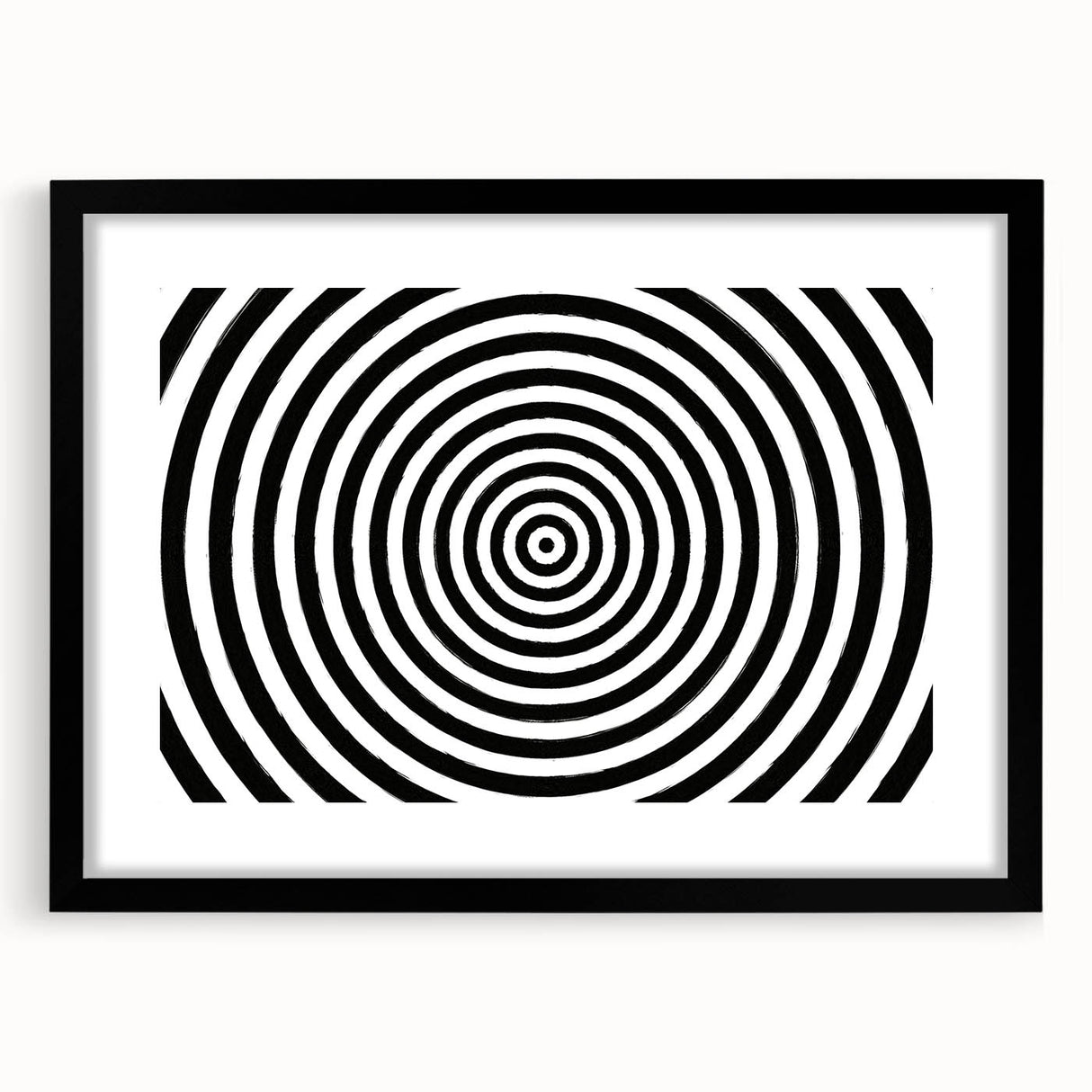Hypnotic Spiral Illusion – Geometric Abstract Art Print