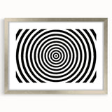 Hypnotic Spiral Illusion – Geometric Abstract Art Print