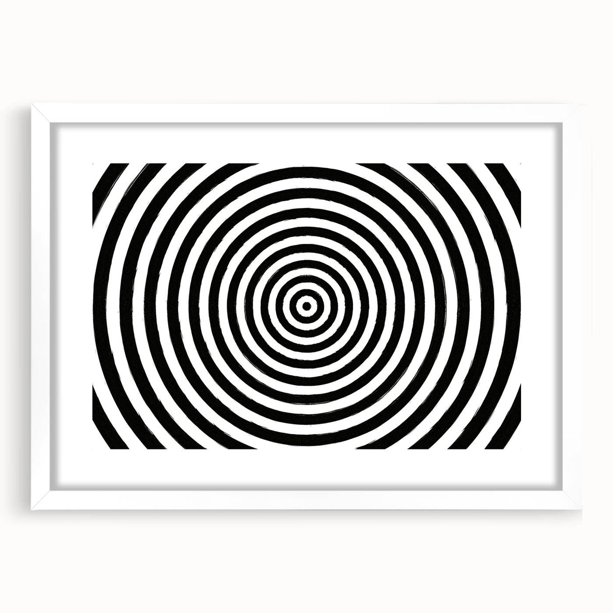 Hypnotic Spiral Illusion – Geometric Abstract Art Print