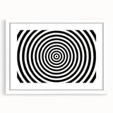 Hypnotic Spiral Illusion – Geometric Abstract Art Print