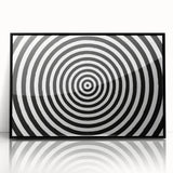 Hypnotic Spiral Illusion – Geometric Abstract Art Print