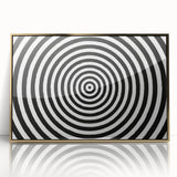 Hypnotic Spiral Illusion – Geometric Abstract Art Print