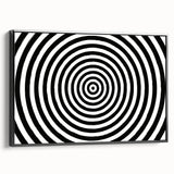 Hypnotic Spiral Illusion – Geometric Abstract Art Print