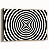Hypnotic Spiral Illusion – Geometric Abstract Art Print