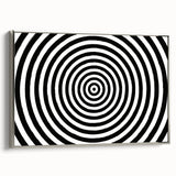 Hypnotic Spiral Illusion – Geometric Abstract Art Print