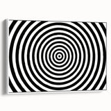 Hypnotic Spiral Illusion – Geometric Abstract Art Print