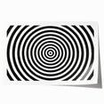 Hypnotic Spiral Illusion – Geometric Abstract Art Print