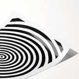 Hypnotic Spiral Illusion – Geometric Abstract Art Print