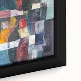 Geometric Abstract Expressionist Wall Art – Textured Modern Canvas