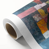 Geometric Abstract Expressionist Wall Art – Textured Modern Canvas