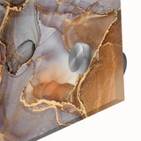 Contemporary Luxury Abstract Paintings – Green & Gold Canvas