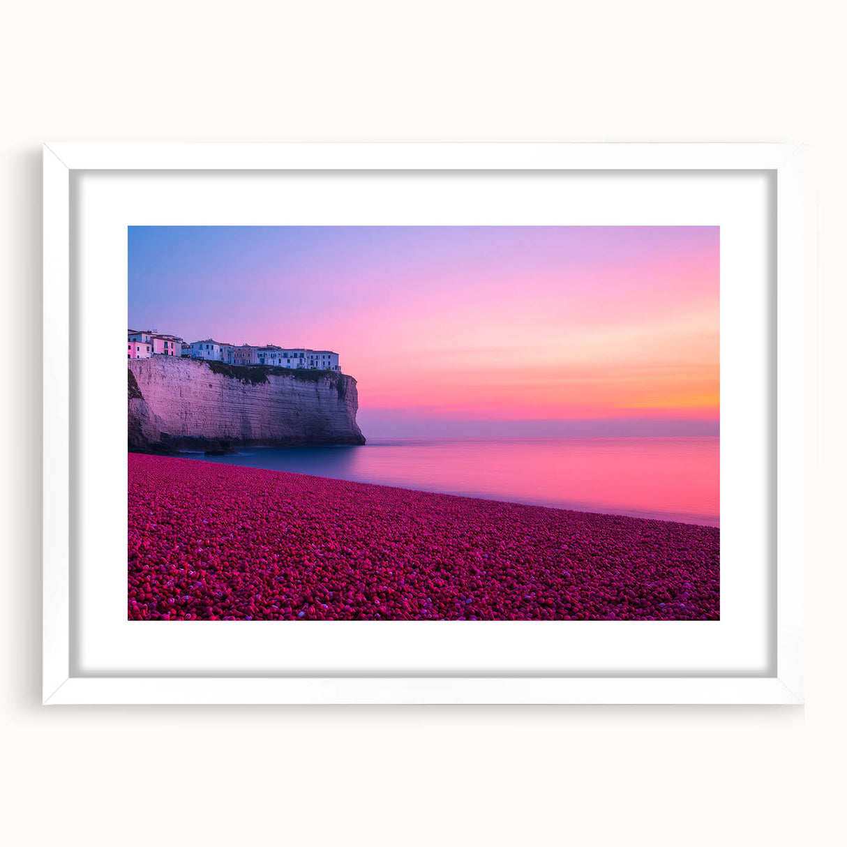 Dreamy Coastal Sunset – Fine Art Photography Wall Print