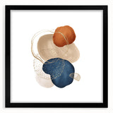 Abstract geometric framed art – minimalist wall art for interiors